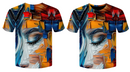 3D Cracked Rock Abstract Sublimated T-Shirt – Interlock Fabric, 160–170 GSM, Customizable, S–XL – Unisex By Games Brother