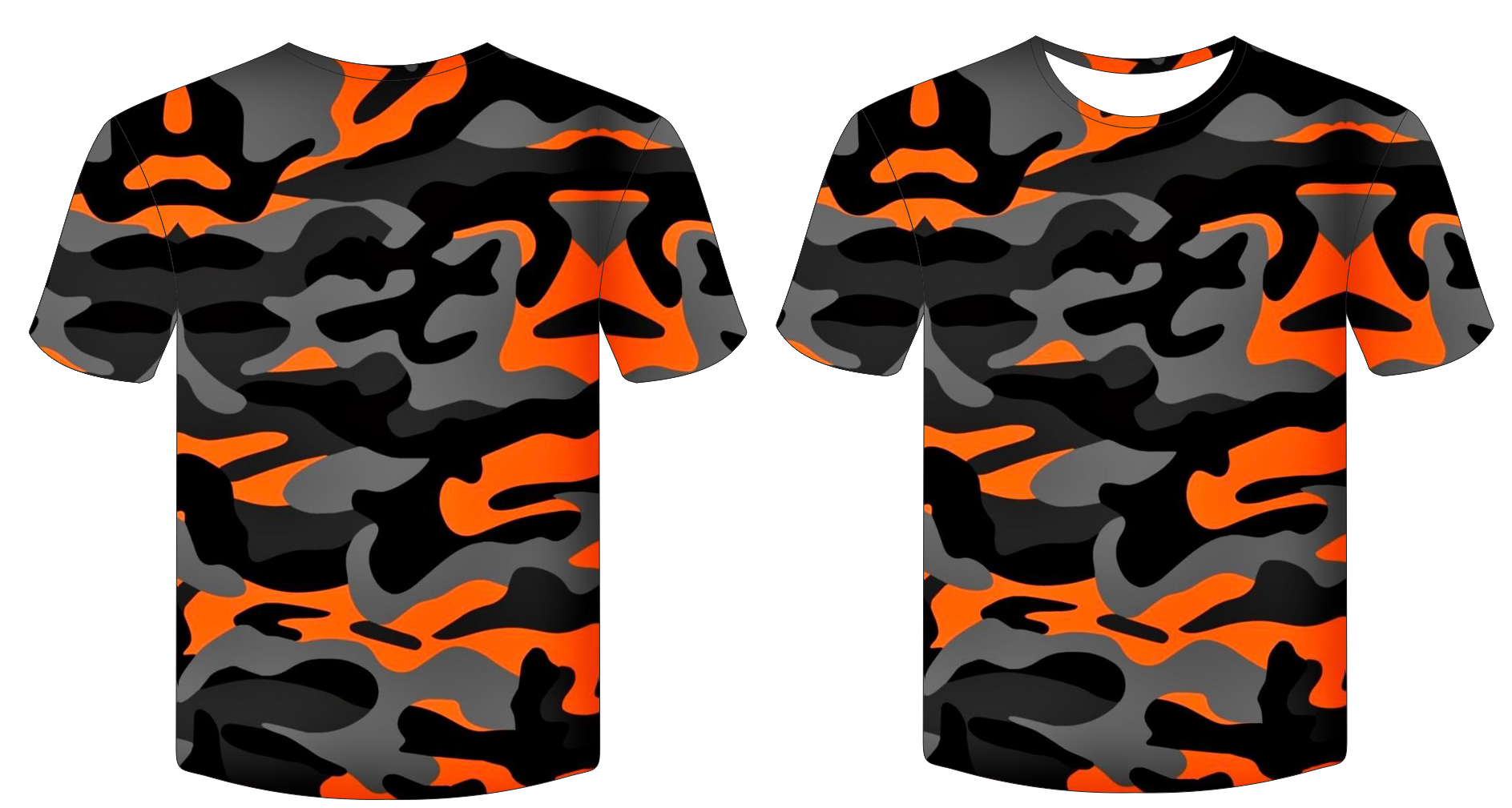 Camouflage Print Sublimated T-Shirt – PPC Jersey Fabric, 160–170 GSM, Customizable, S–XL, Unisex By Games Brother