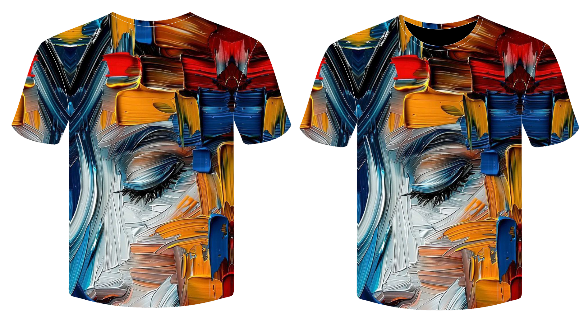 Elegance by Eyes Sublimated T-Shirt – Interlock Fabric, 160–170 GSM, Customizable, S–XL – Unisex - By Games Brother